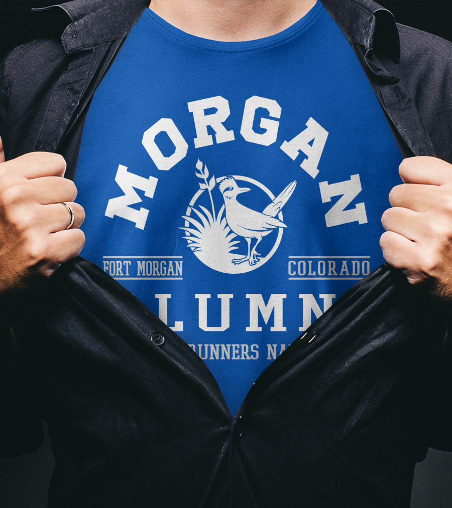 Morgan College Alumni Fort Morgan Colorado Roadrunners Nation T-Shirt