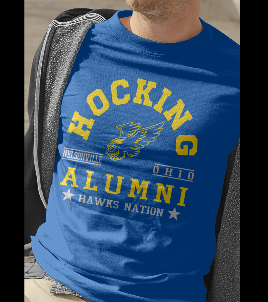 Hocking Nelsonville Ohio Alumni Hawks Nation T-Shirt