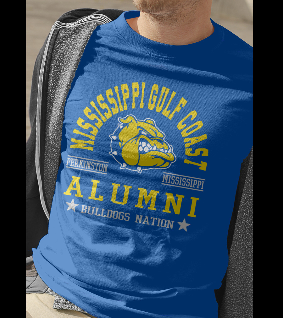 Mississippi Gulf Coast Alumni Bulldogs Nation Perkinston Mississippi T-Shirt