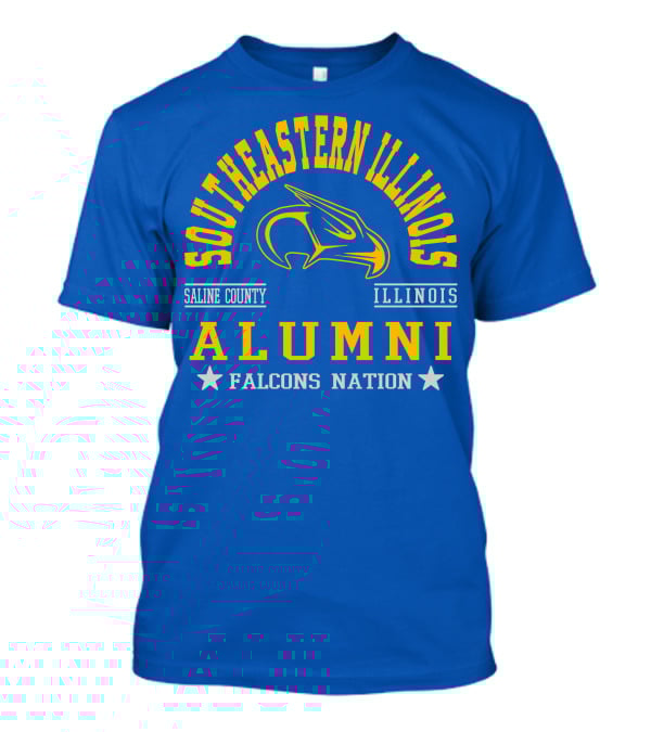 Southeastern Illinois Alumni Falcons Nation Saline County Illinois T-Shirt