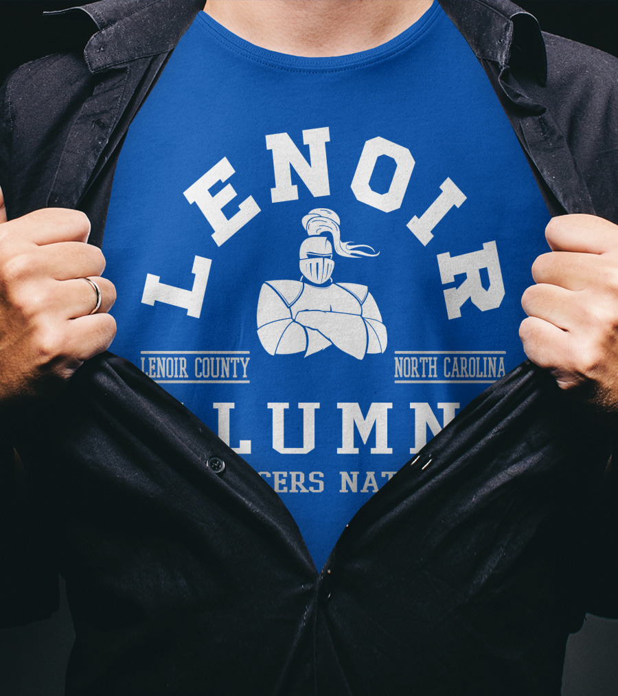 Lenoir County North Carolina Alumni Lancers Nation T-Shirt