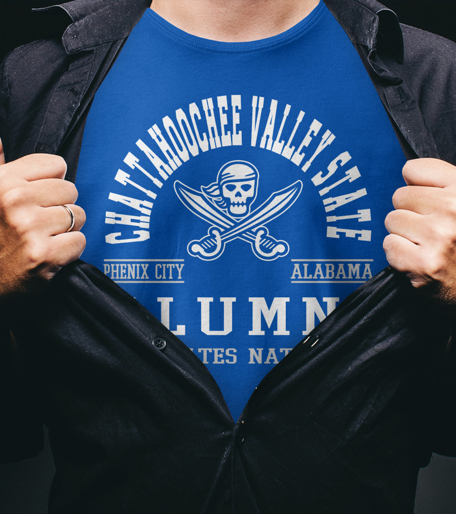 Chattahoochee Valley State Phenix City Alabama Alumni Pirates Nation T-Shirt