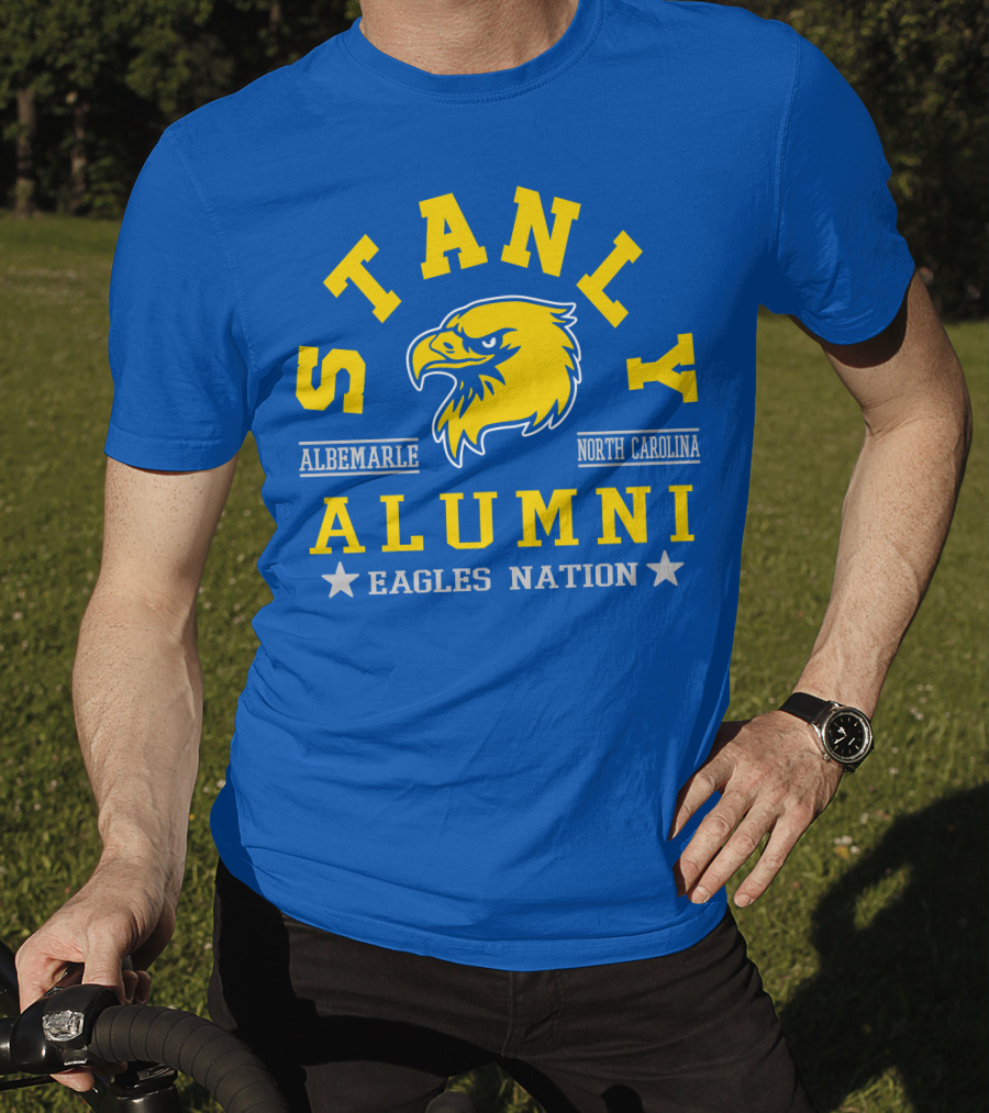 Stanly Alumni Albemarle North Carolina Eagles Nation T-Shirt