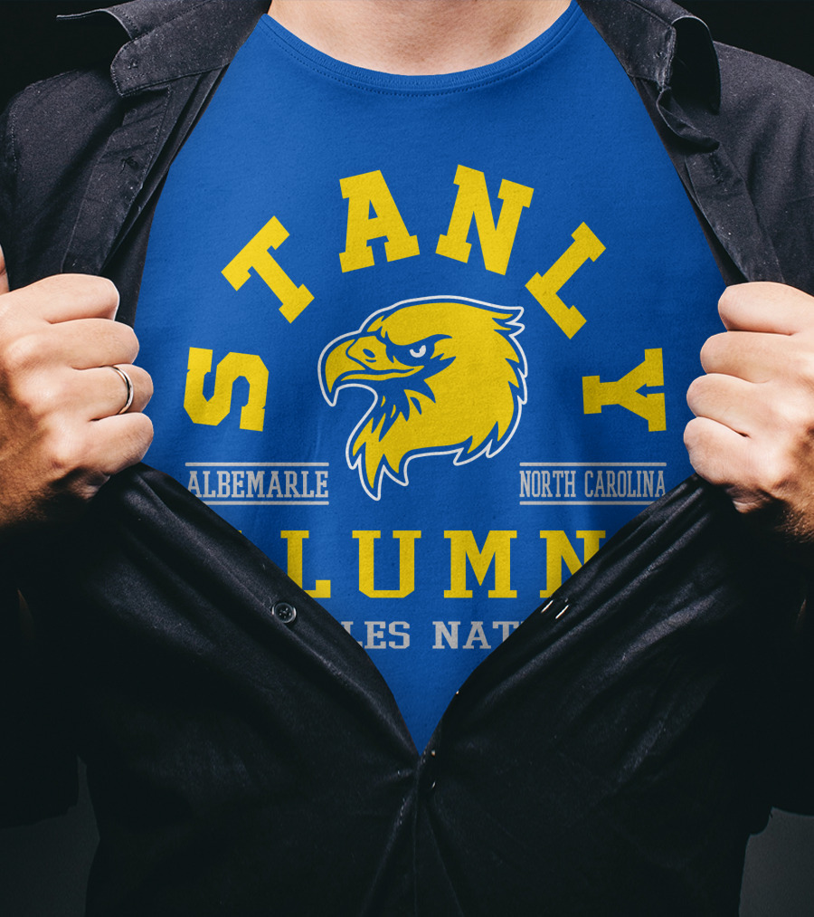 Stanly Alumni Albemarle North Carolina Eagles Nation T-Shirt