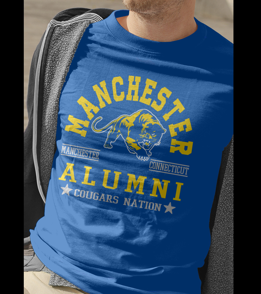 Manchester Connecticut Cougars Alumni Nation T-Shirt