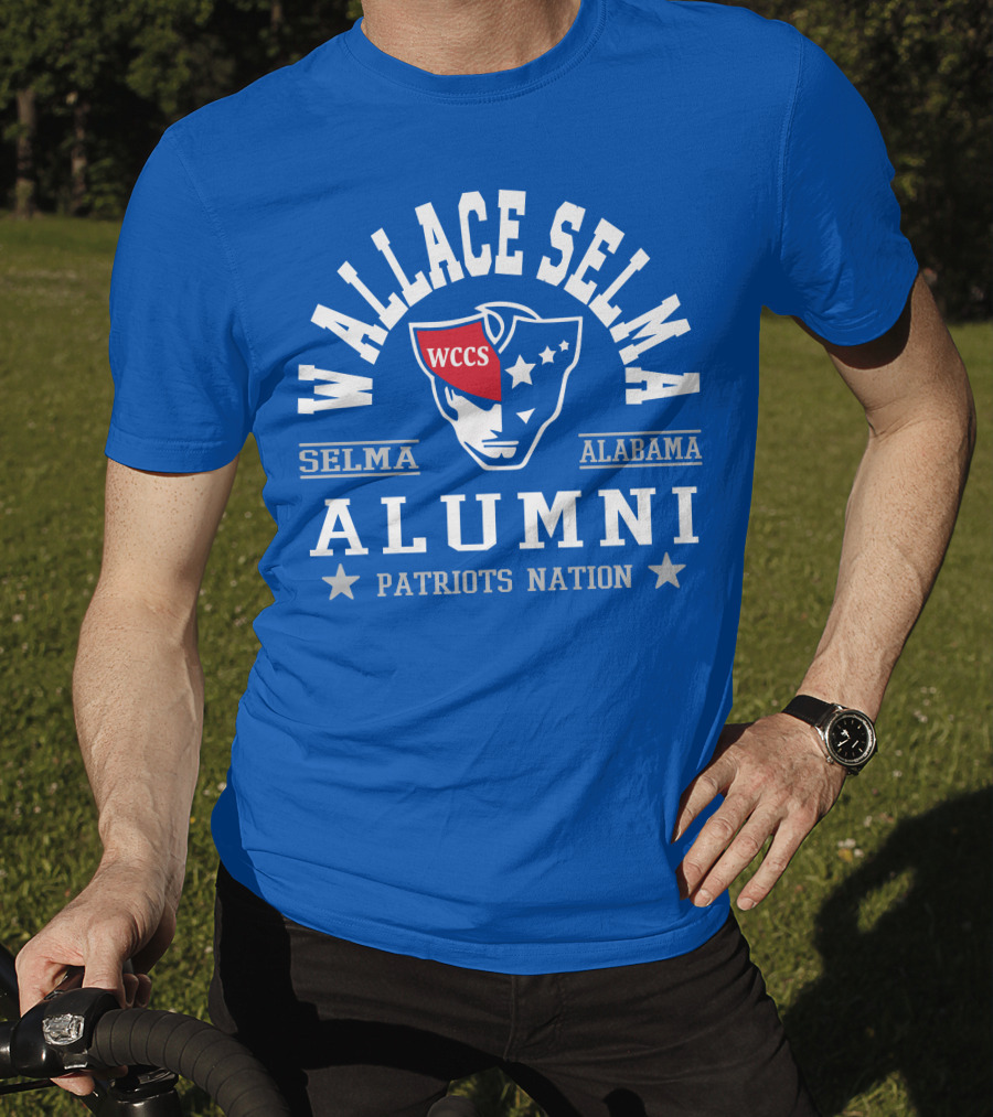 Wallace Selma Alabama Alumni Patriots Nation WCCS T-Shirt