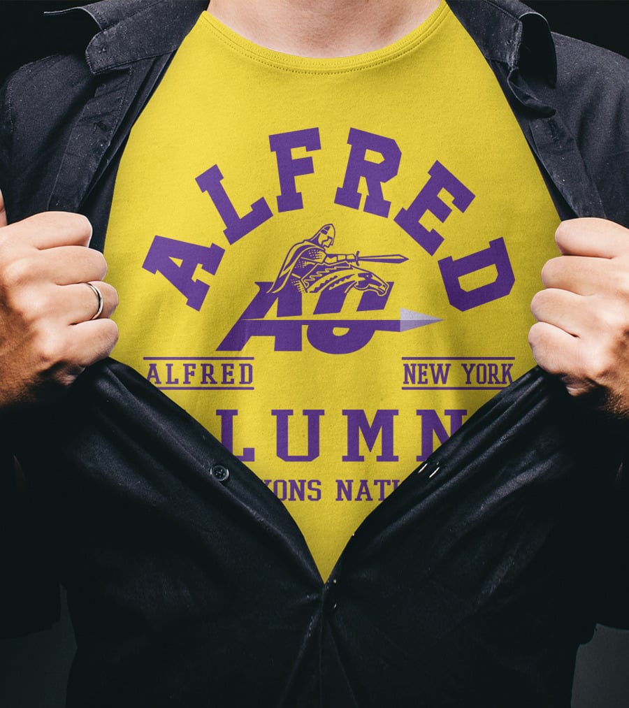 Alfred University Alumni Saxons Nation New York T-Shirt