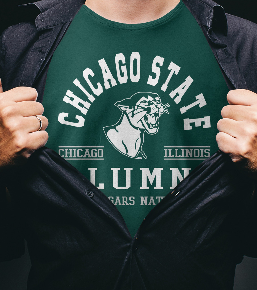 Chicago State Alumni Cougars Nation Illinois T-Shirt