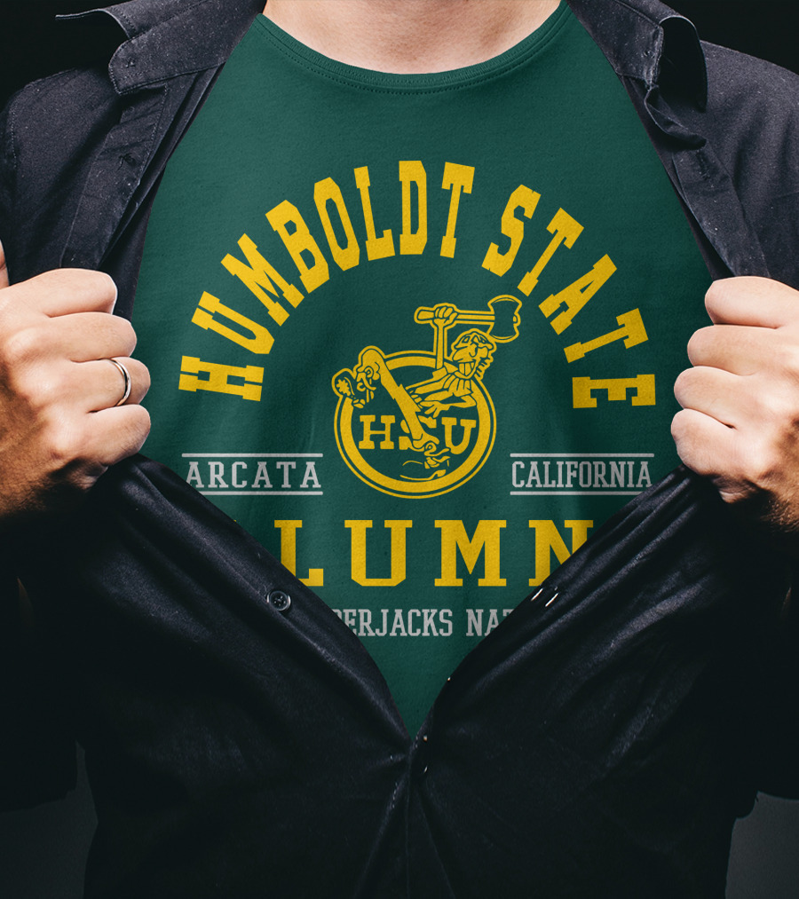 Humboldt State Alumni Arcata California Lumberjacks Nation HSU T-Shirt