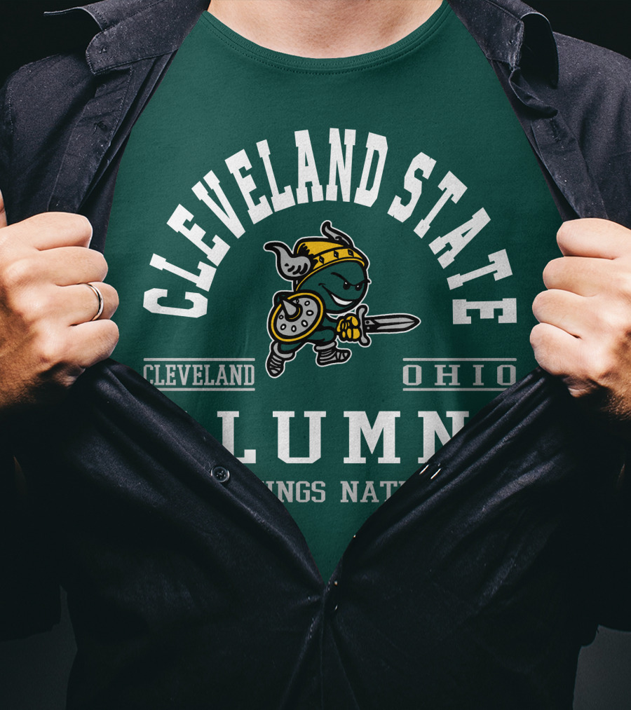 Cleveland State University Ohio Alumni Vikings Nation T-Shirt