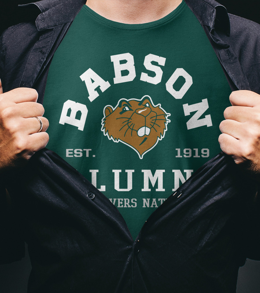 Babson Alumni Beavers Nation Est. 1919 T-Shirt