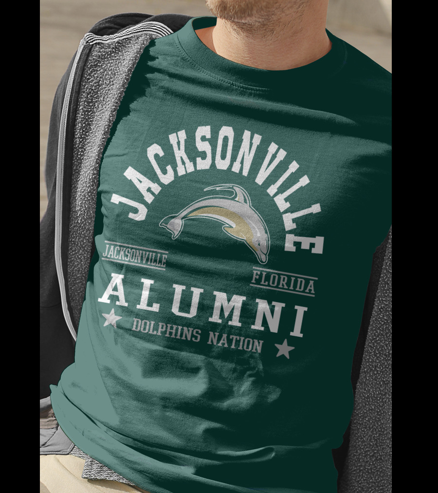Jacksonville Florida Alumni Dolphins Nation T-Shirt