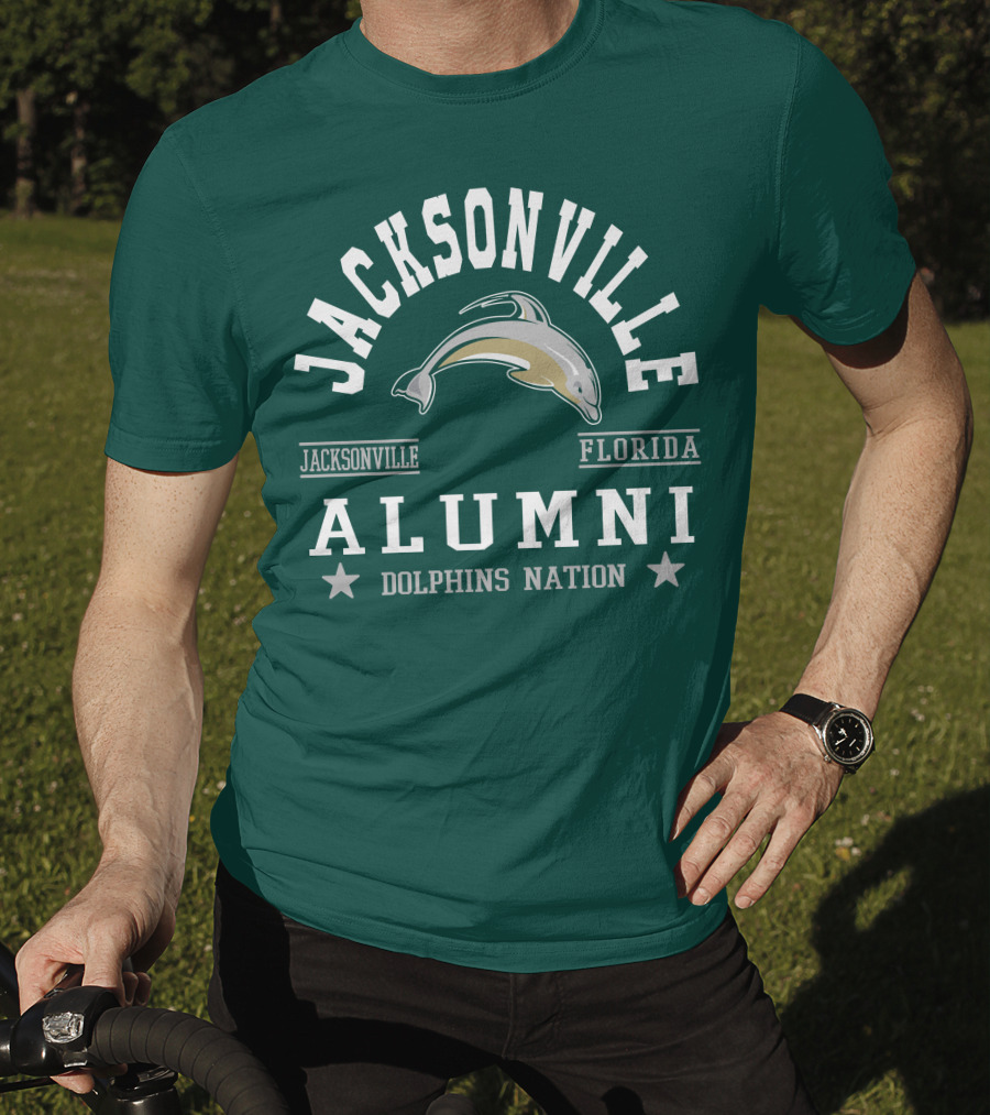 Jacksonville Florida Alumni Dolphins Nation T-Shirt