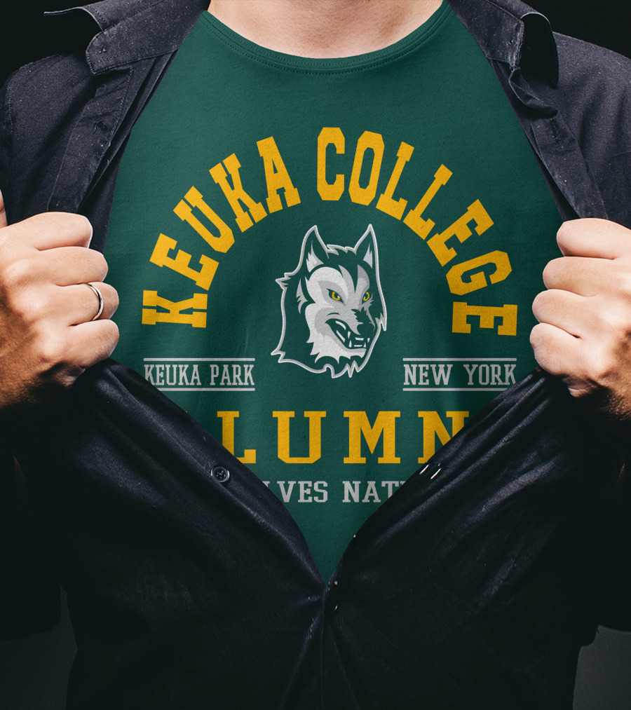 Keuka College Alumni Wolves Nation Keuka Park New York T-Shirt