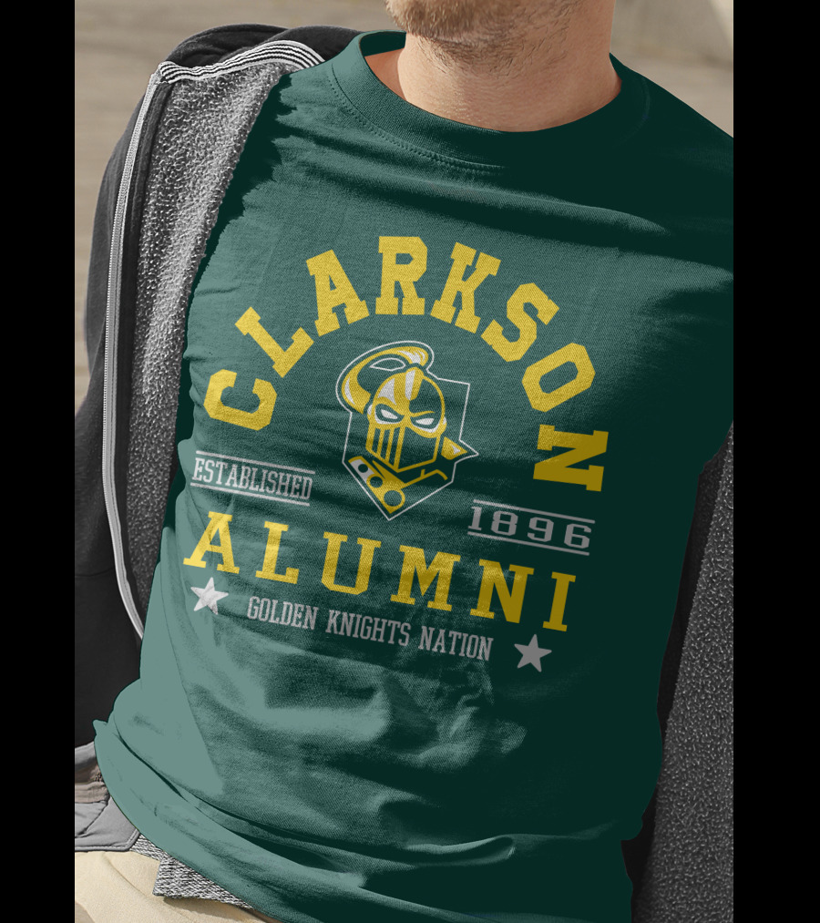Clarkson Alumni Established 1896 Golden Knights Nation T-Shirt