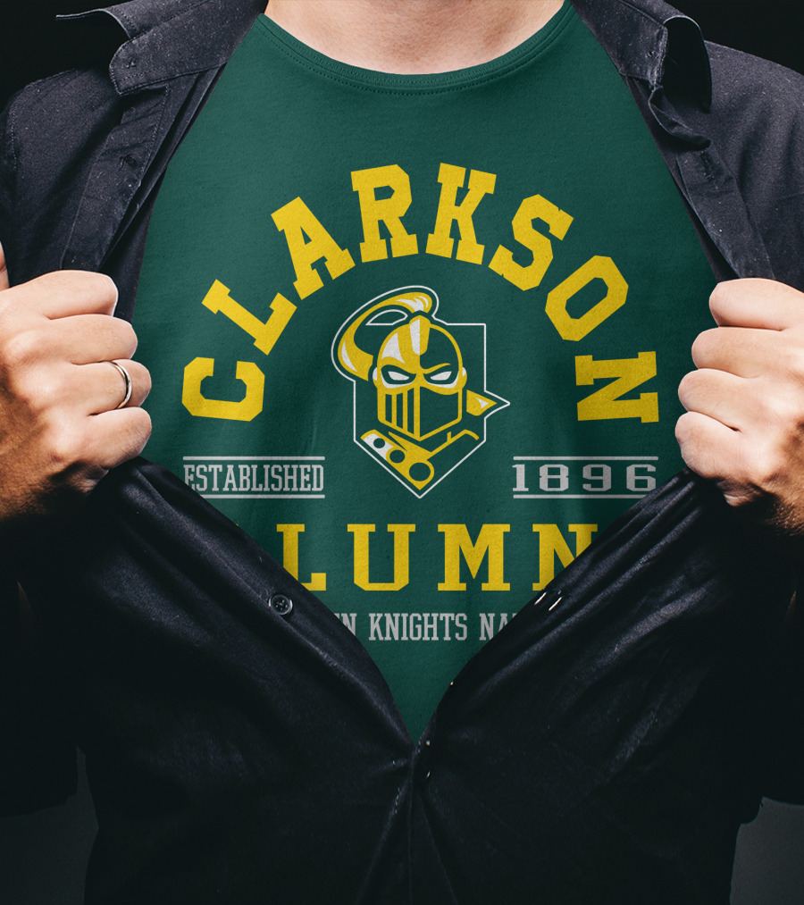 Clarkson Alumni Established 1896 Golden Knights Nation T-Shirt