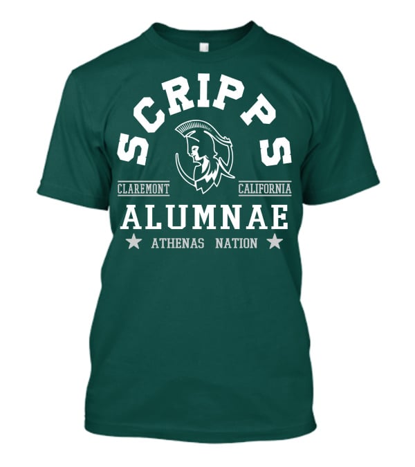 Scripps College Alumnae Claremont California Athenas Nation T-Shirt