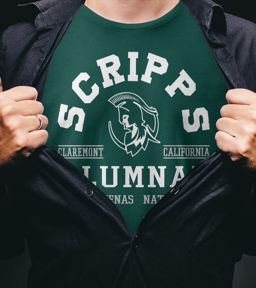 Scripps College Alumnae Claremont California Athenas Nation T-Shirt