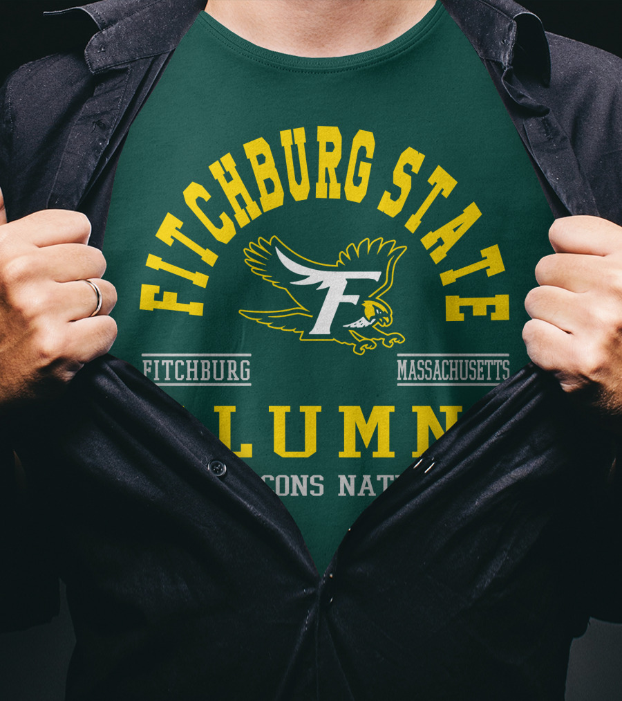 Fitchburg State Alumni Falcons Nation Massachusetts T-Shirt