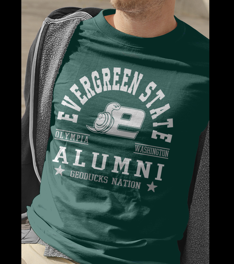 Evergreen State Geoducks Nation Alumni Olympia Washington T-Shirt