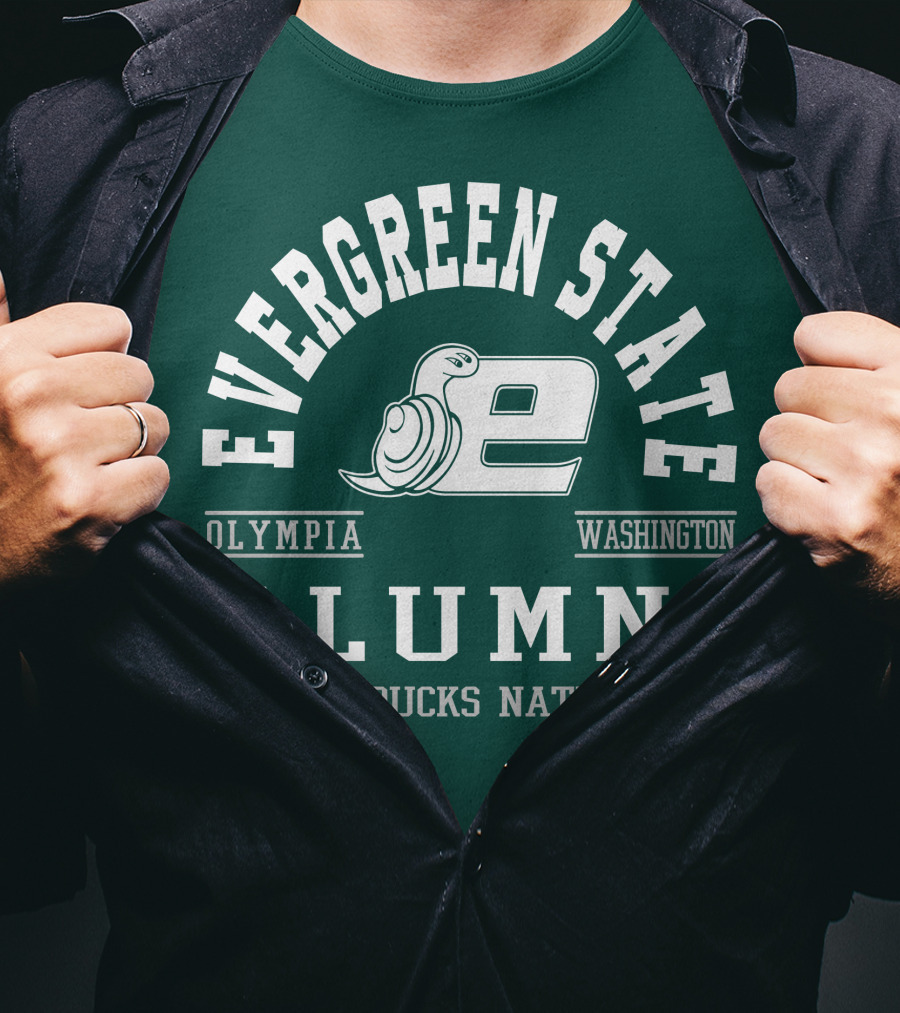 Evergreen State Geoducks Nation Alumni Olympia Washington T-Shirt