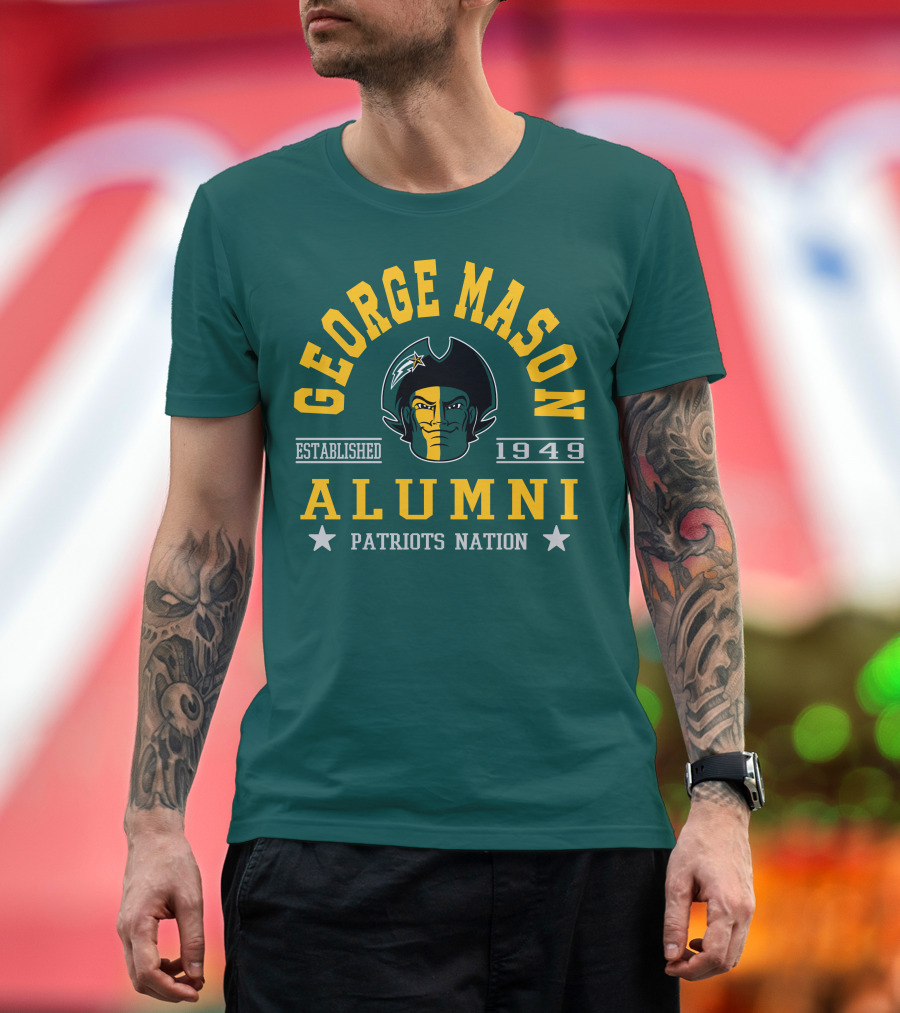 George Mason University Alumni Established 1949 Patriots Nation T-Shirt
