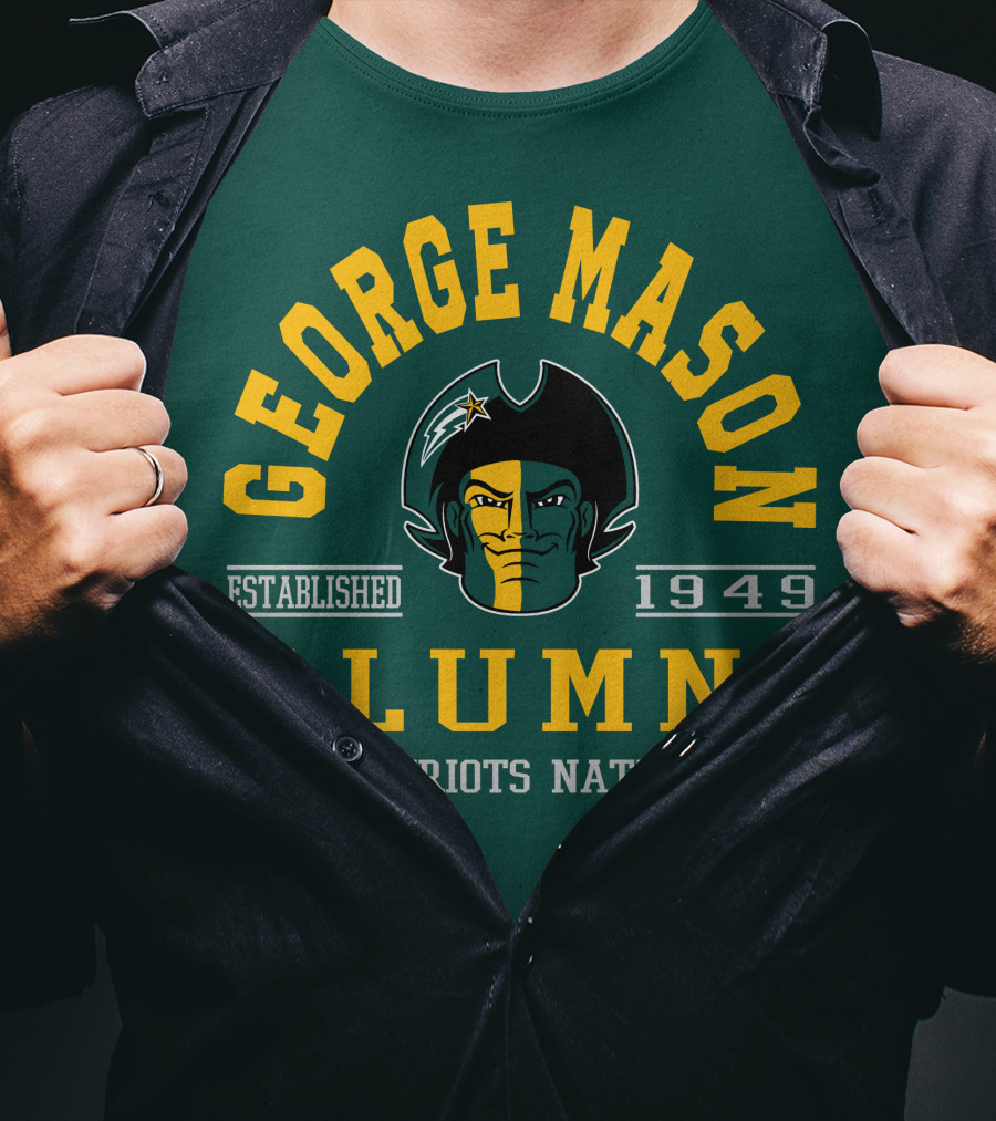 George Mason University Alumni Established 1949 Patriots Nation T-Shirt