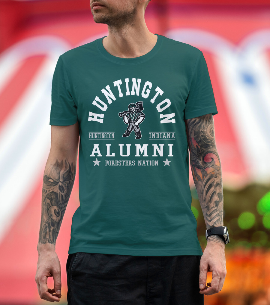 Huntington Indiana Alumni Foresters Nation T-Shirt