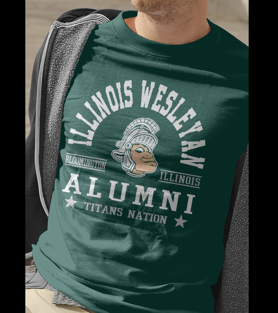 Illinois Wesleyan Alumni Titans Nation Bloomington Illinois T-Shirt