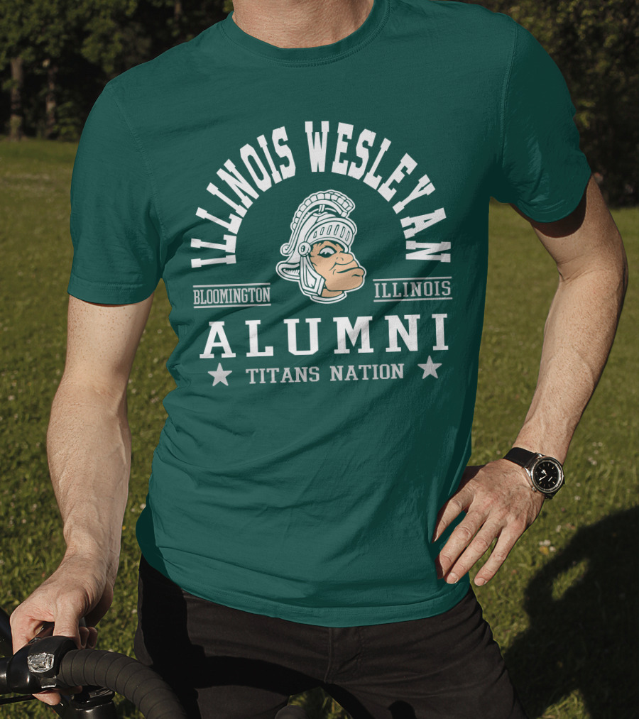 Illinois Wesleyan Alumni Titans Nation Bloomington Illinois T-Shirt