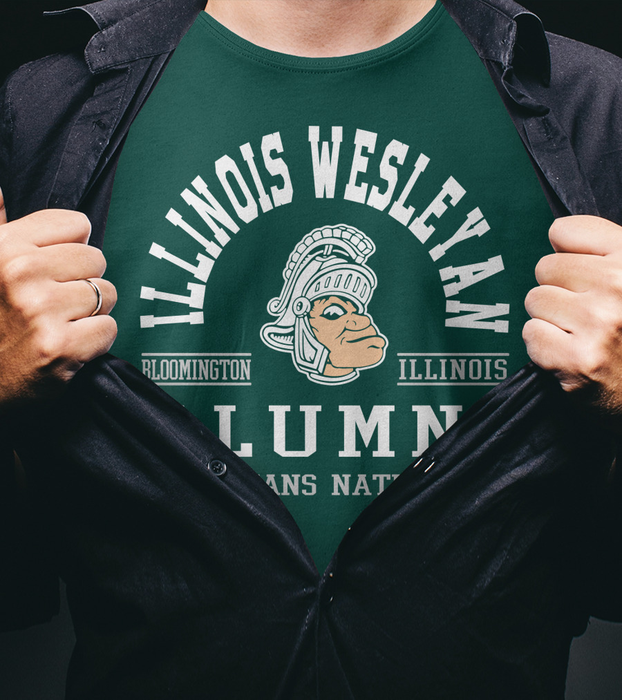 Illinois Wesleyan Alumni Titans Nation Bloomington Illinois T-Shirt