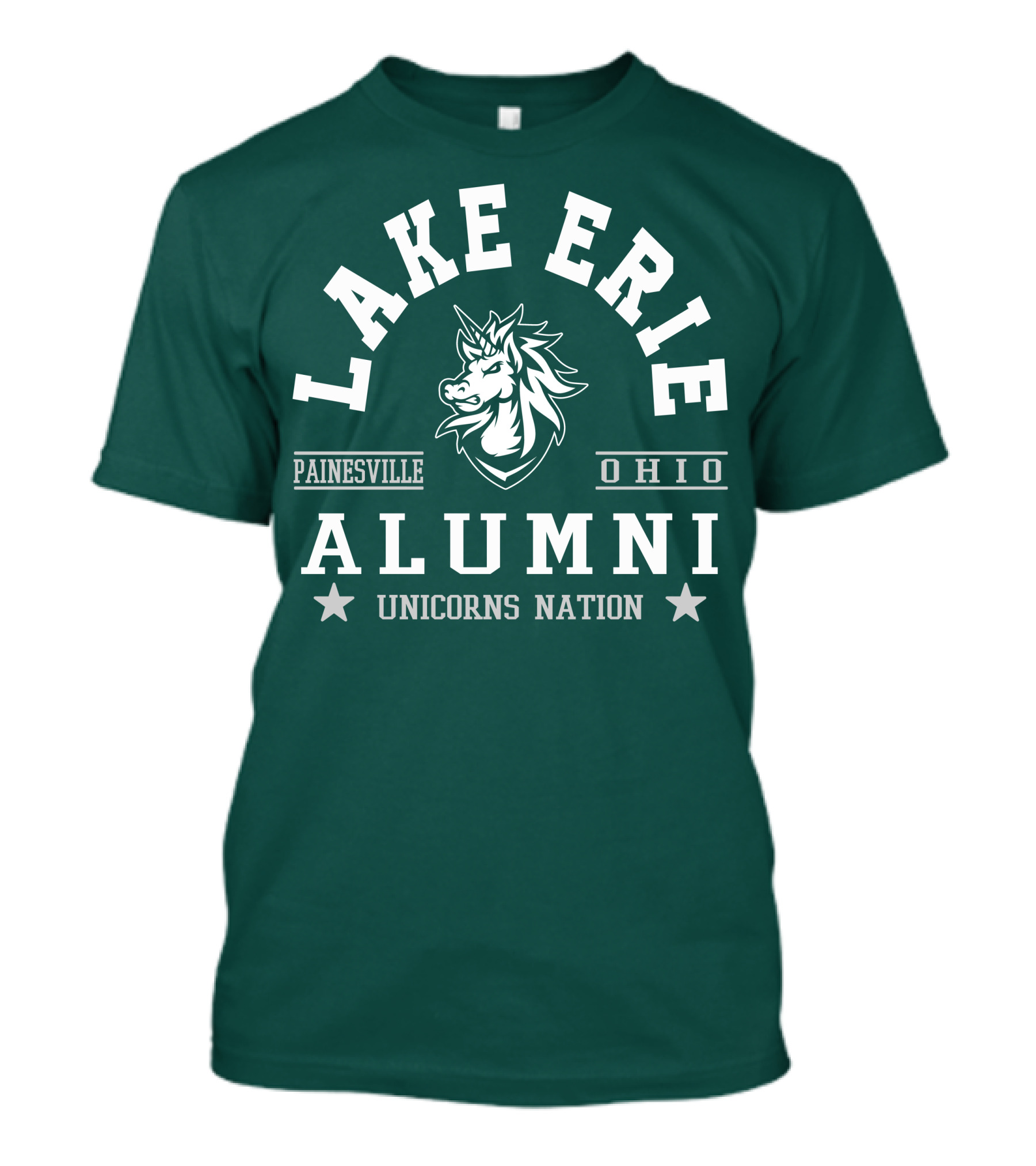 Lake Erie Alumni Painesville Ohio Unicorns Nation T-Shirt