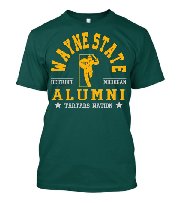 Wayne State Alumni Detroit Michigan Tartars Nation T-Shirt