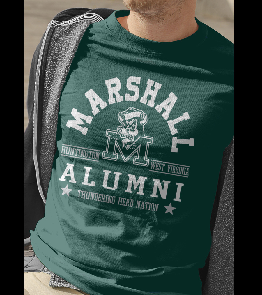 Marshall Alumni Thundering Herd Nation Huntington West Virginia T-Shirt