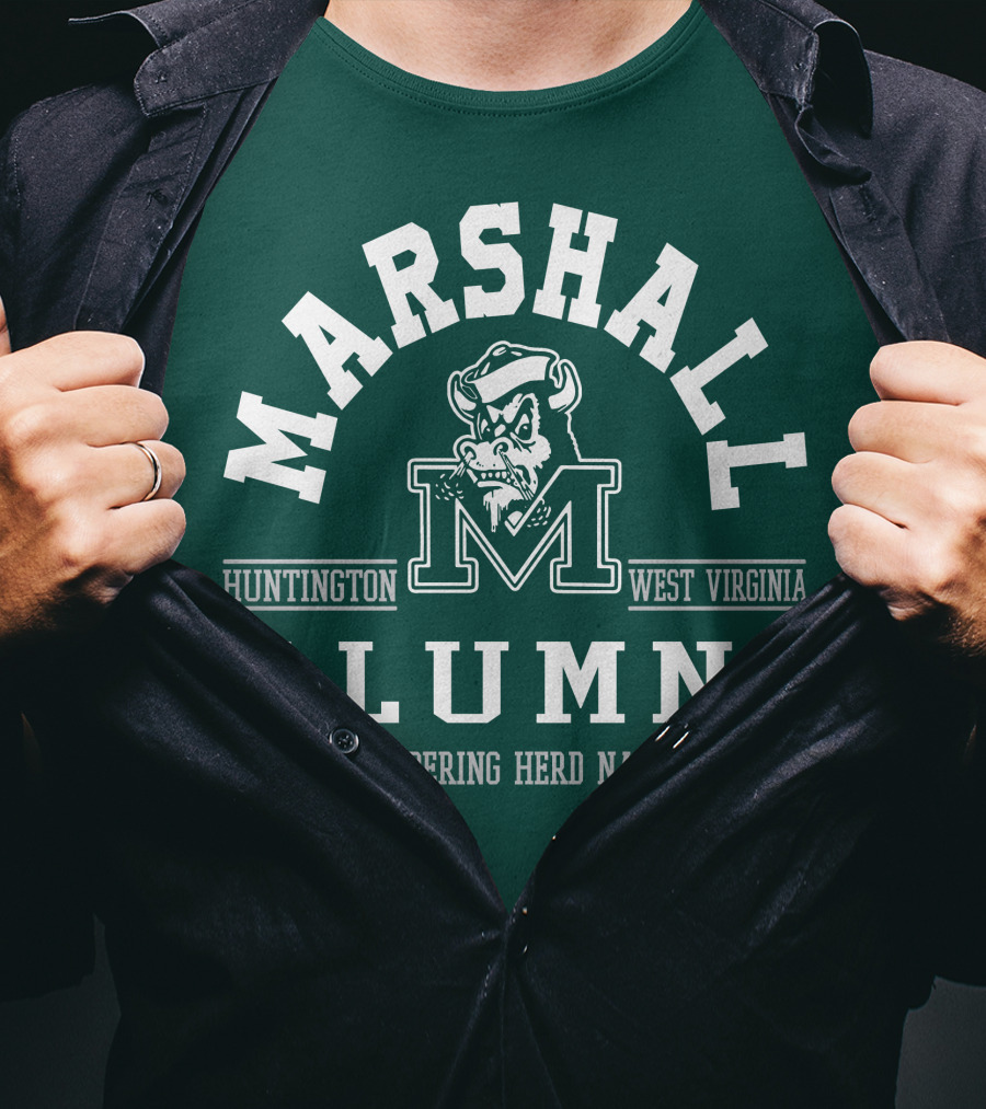 Marshall Alumni Thundering Herd Nation Huntington West Virginia T-Shirt