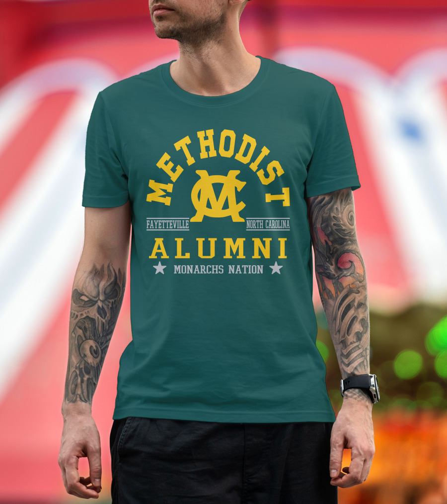 Methodist Alumni Monarchs Nation Fayetteville North Carolina T-Shirt