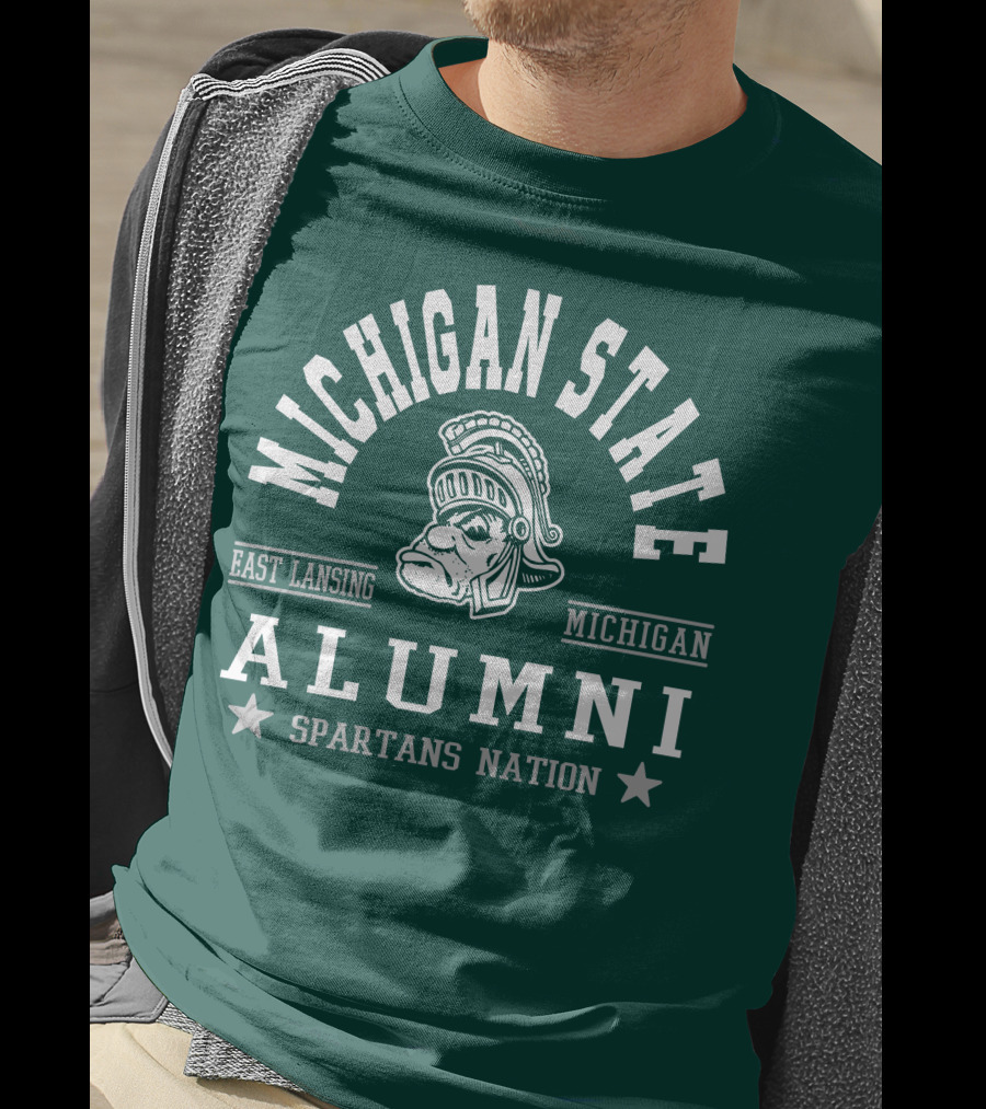 Michigan State University Alumni Spartans Nation East Lansing Michigan T-Shirt