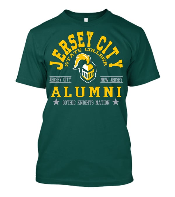 Jersey City State College Alumni Gothic Knights Nation New Jersey T-Shirt