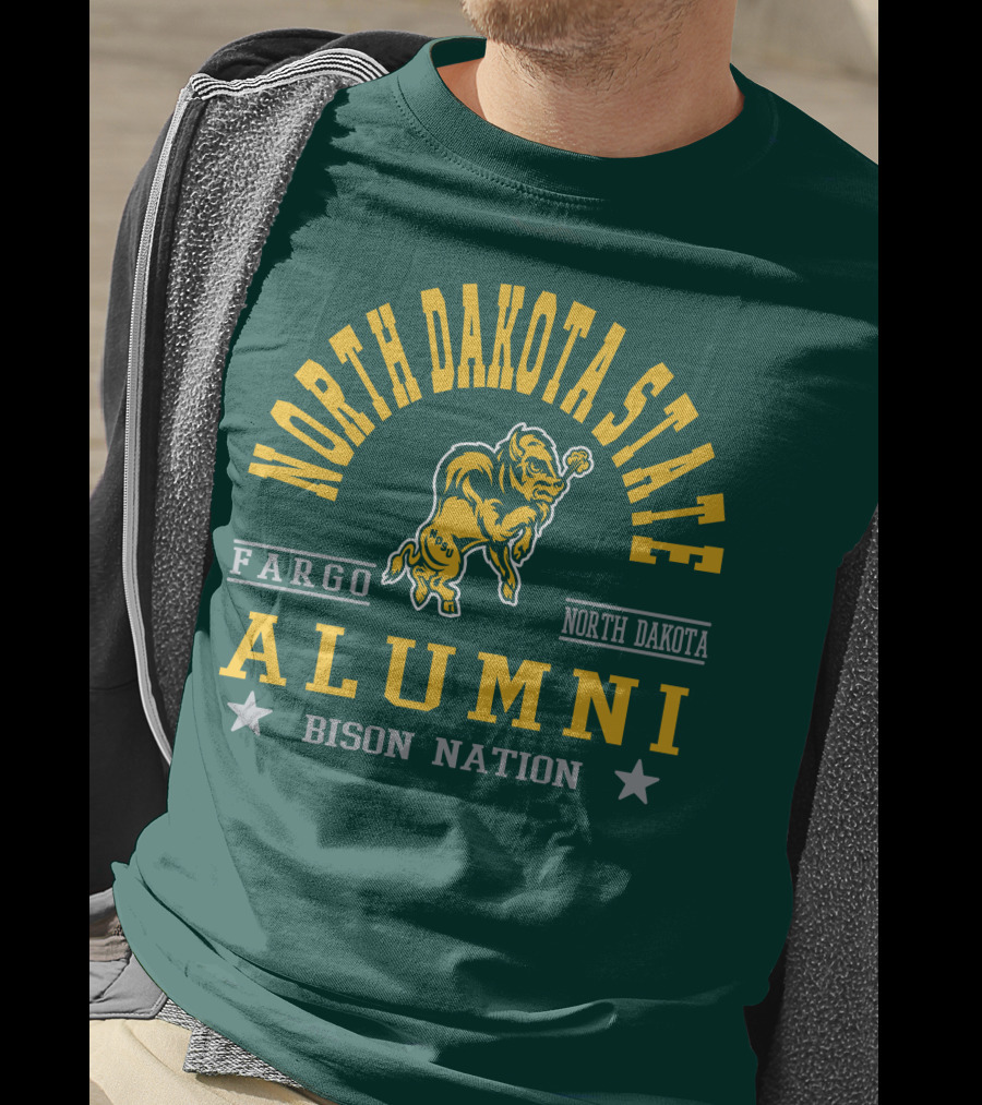 North Dakota State Fargo Alumni Bison Nation North Dakota T-Shirt