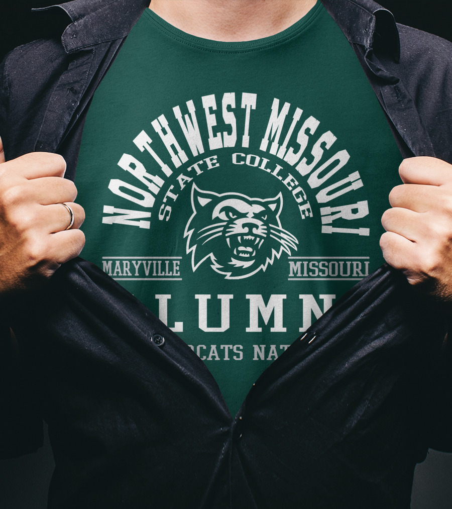 Northwest Missouri State College Maryville Alumni Bearcats Nation T-Shirt
