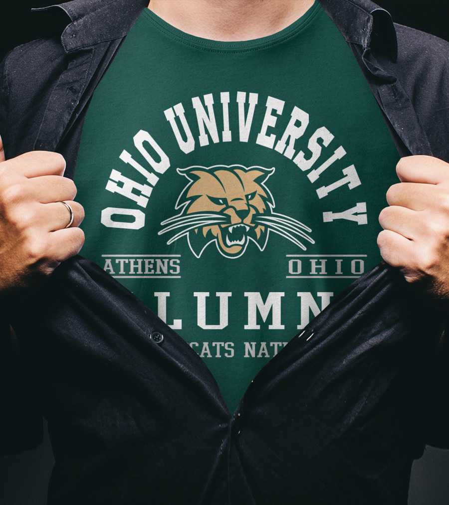 Ohio University Alumni Athens Ohio Bobcats Nation T-Shirt