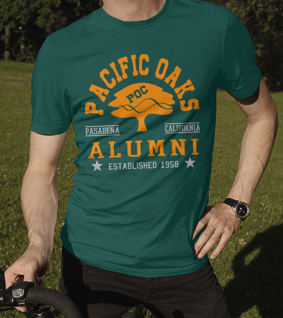 Pacific Oaks POC Alumni Pasadena California Established 1958 T-Shirt