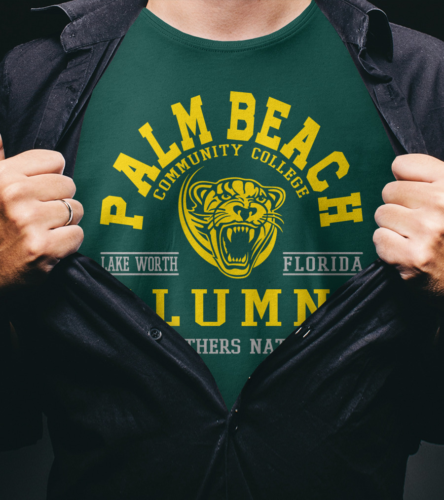 Palm Beach Community College Lake Worth Florida Alumni Panthers Nation T-Shirt