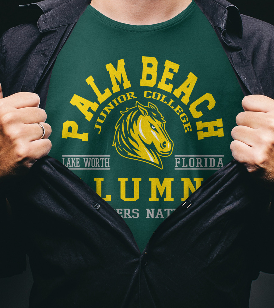 Palm Beach Junior College Alumni Pacers Nation Lake Worth Florida T-Shirt