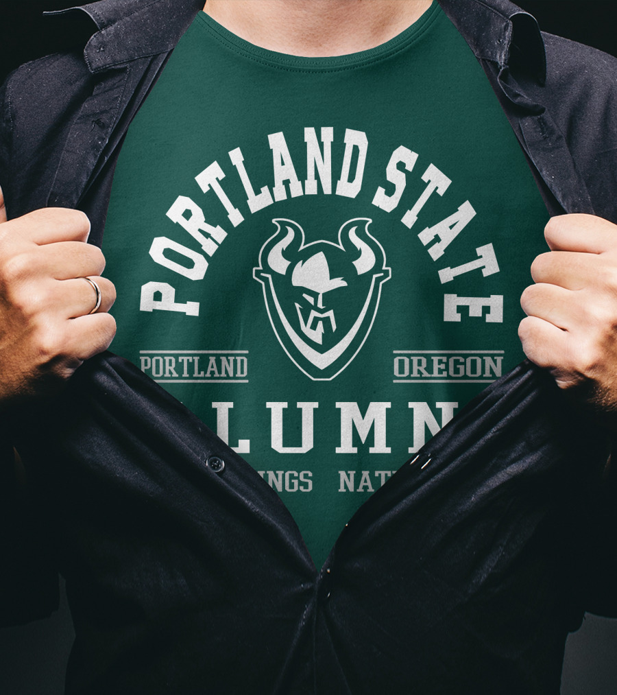 Portland State Alumni Oregon Vikings Nation T-Shirt