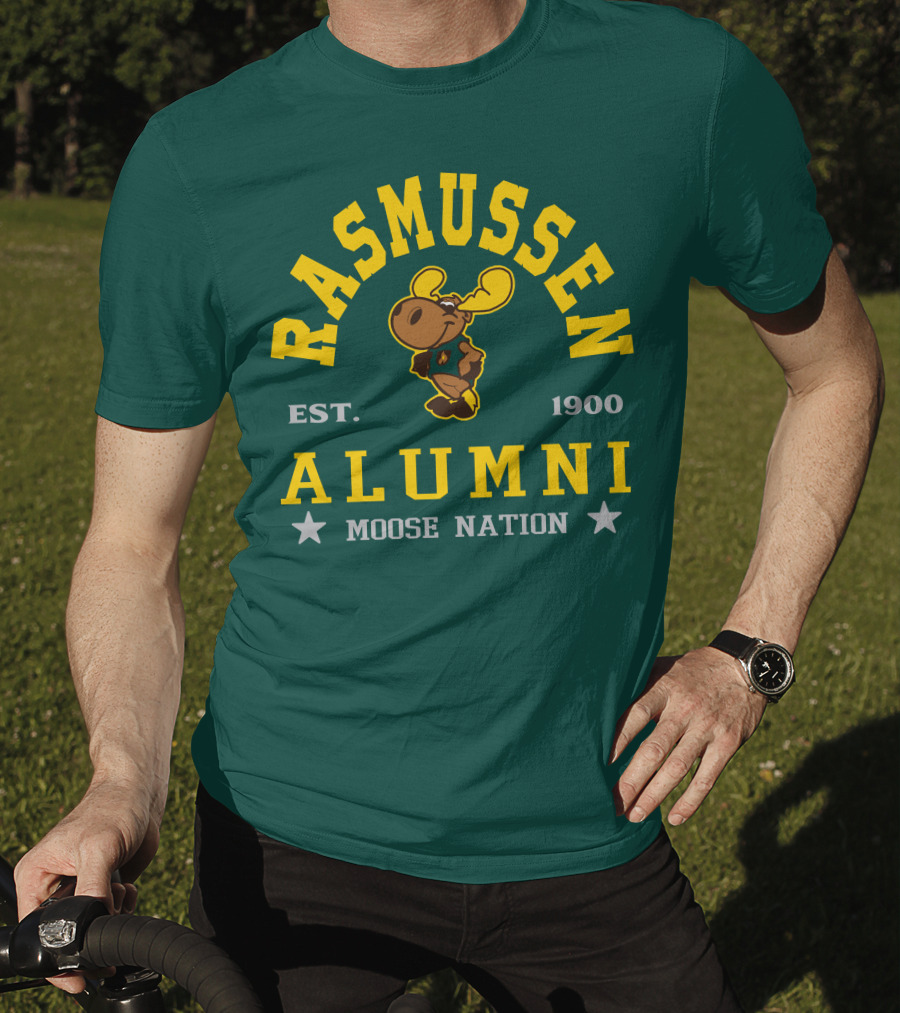 Rasmussen Alumni Moose Nation Est. 1900 T-Shirt