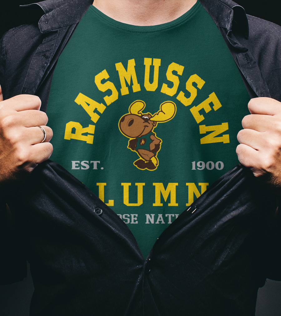 Rasmussen Alumni Moose Nation Est. 1900 T-Shirt