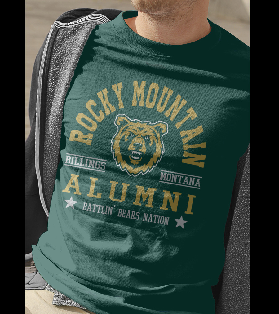 Rocky Mountain Alumni Battlin' Bears Nation Billings Montana T-Shirt