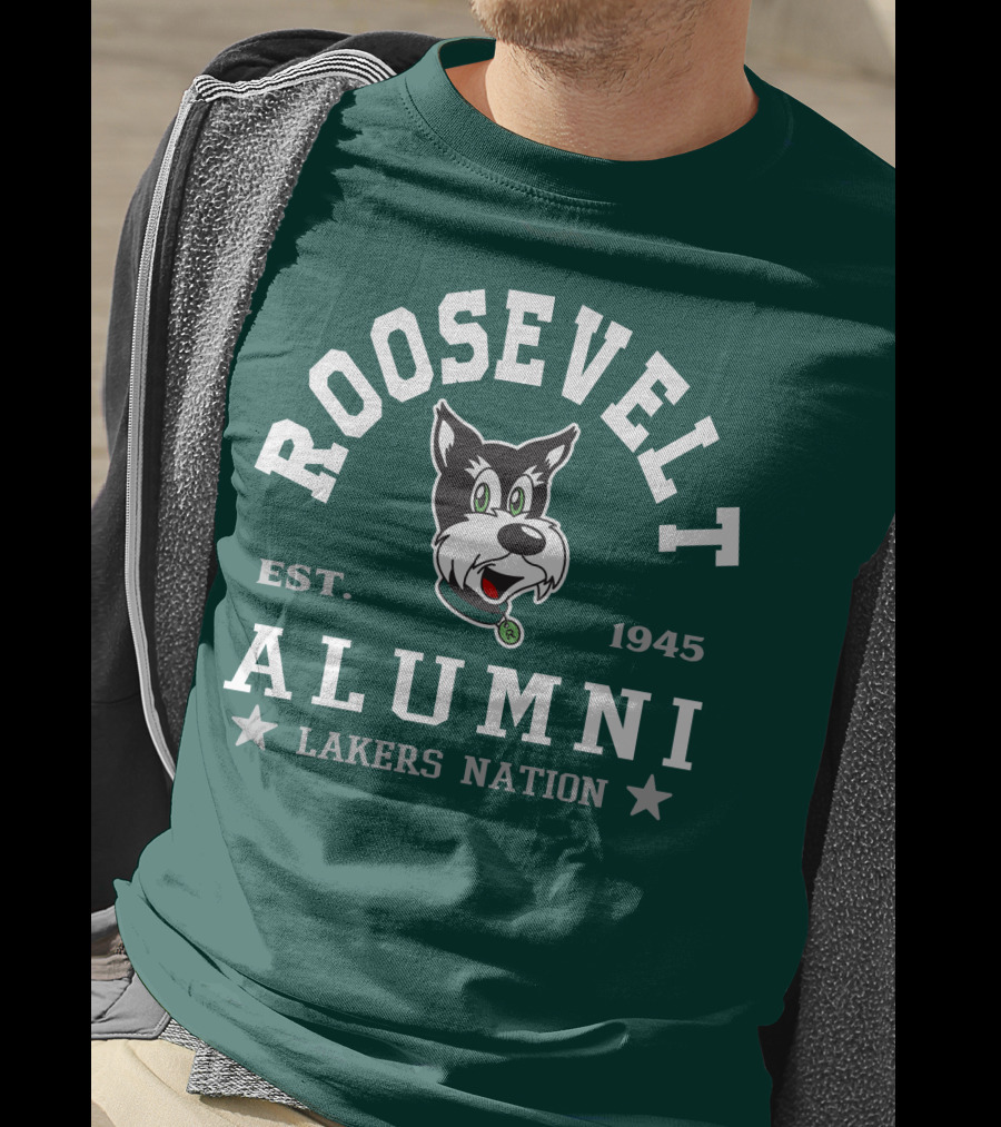 Roosevelt University Alumni Lakers Nation Est. 1945 T-Shirt