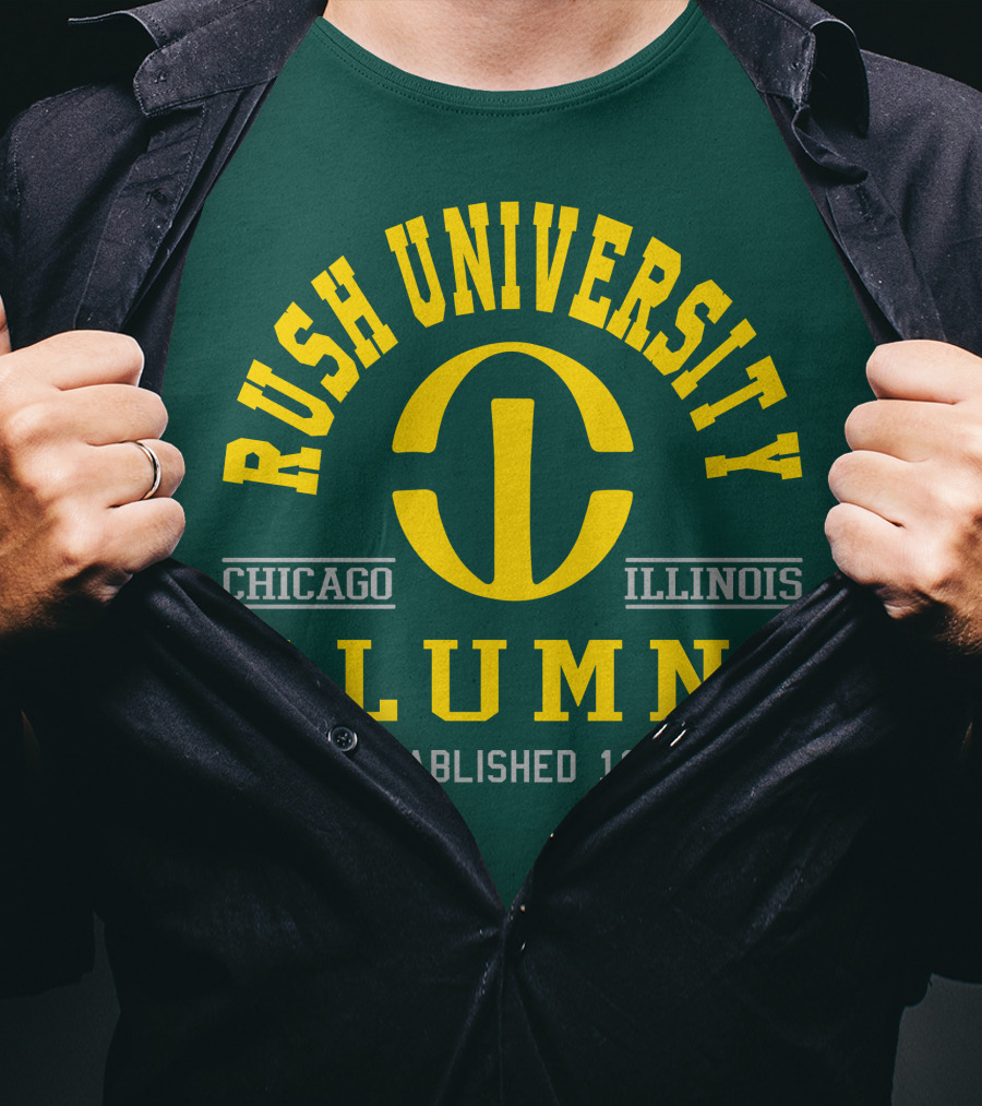 Rush University Alumni Chicago Illinois Established 1972 T-Shirt